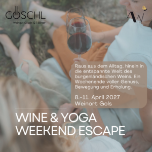 Mehr über den Artikel erfahren Wine & Yoga Escape 2027